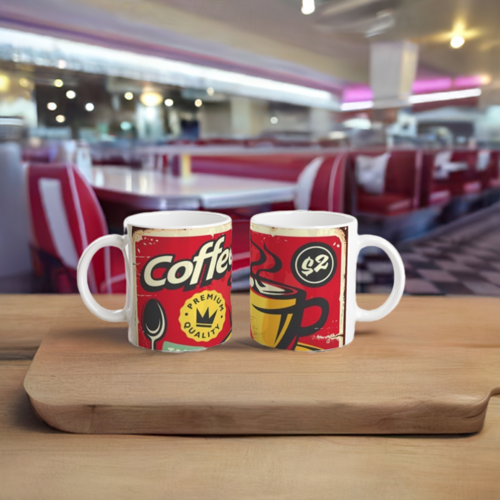 Retro 2cents Coffee Mug