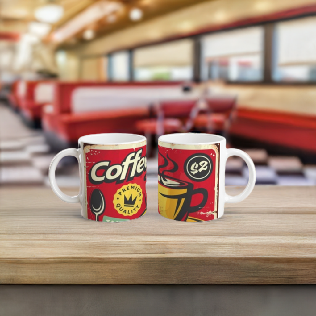 Retro 2cents Coffee Mug