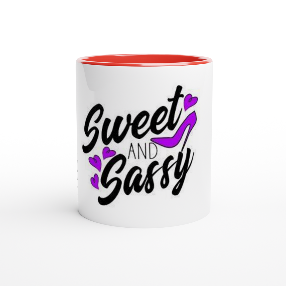 Sweet and Sassy Mug with Color Inside