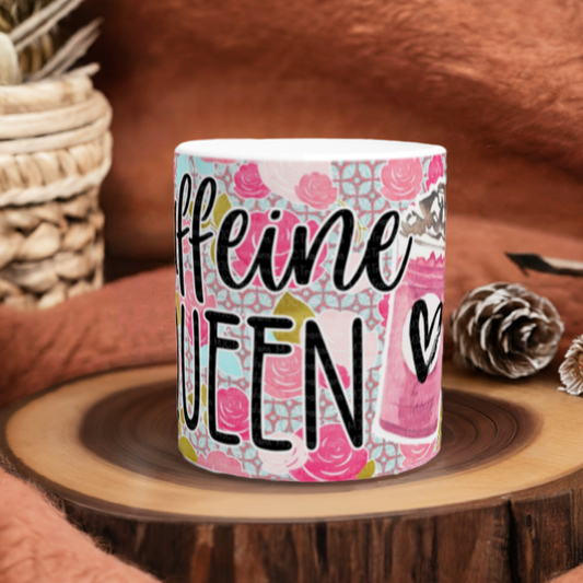 Caffeine Queen 11oz Ceramic Mug