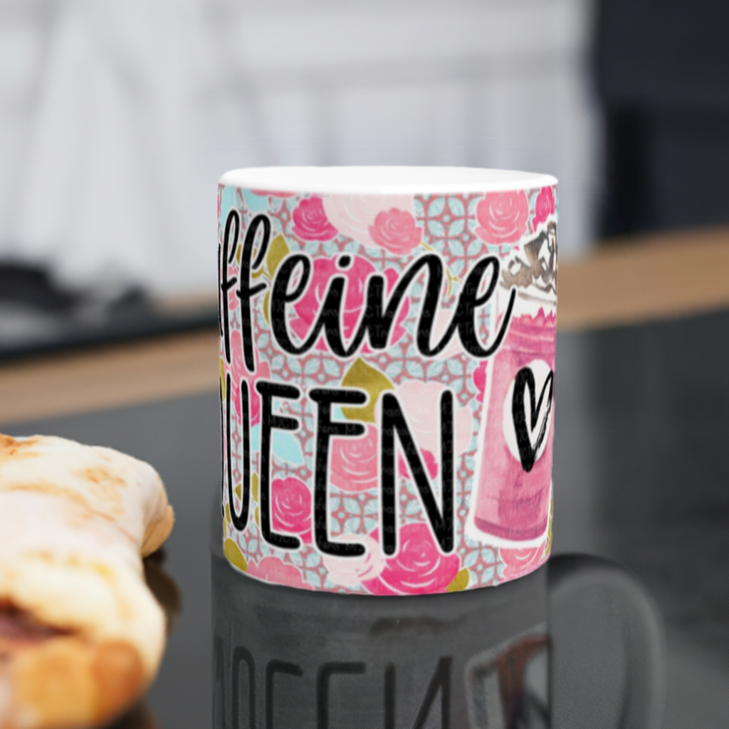 Caffeine Queen 11oz Ceramic Mug