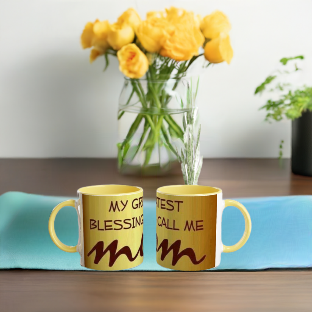 My Greatest Blessings Call Me Mom Ceramic Mug