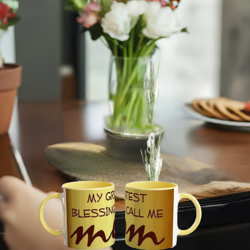 My Greatest Blessings Call Me Mom Ceramic Mug