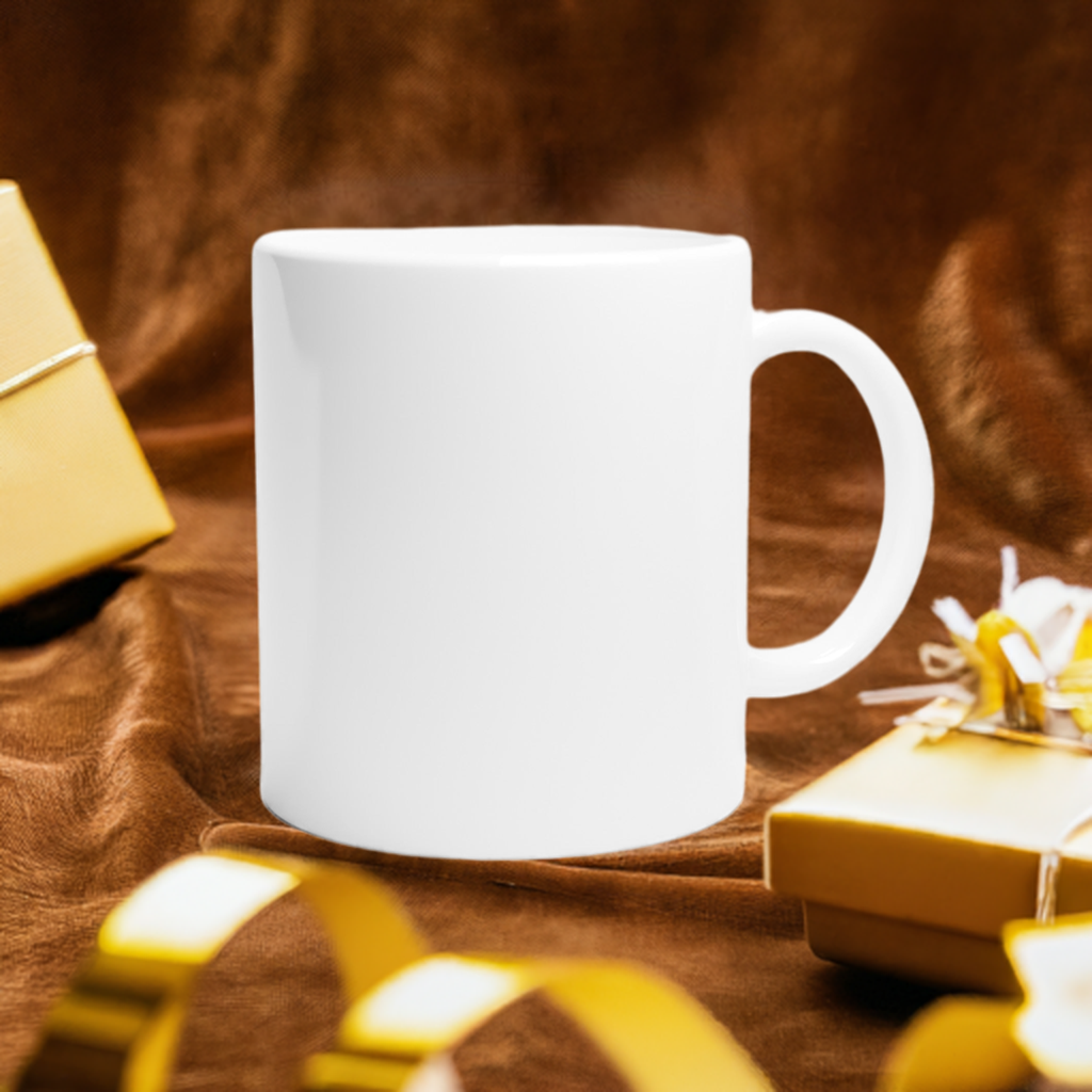 White 11oz Ceramic Mug (Personalized Edition)